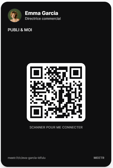 Carte de visite Meetr Emma Garcia